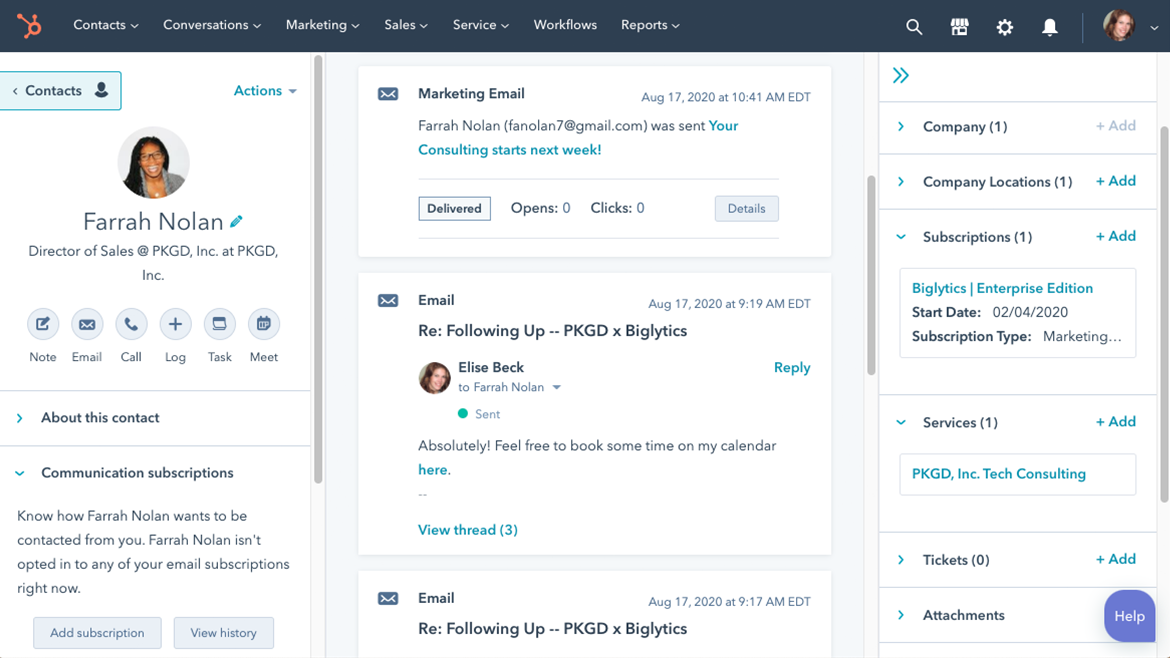 hubspot vs salesforce